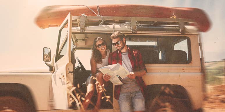 A couple with a rv