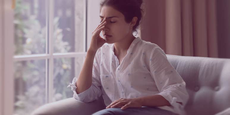 Top 6 Childhood Complaints I Hear From Adults In Therapy woman looking depressed