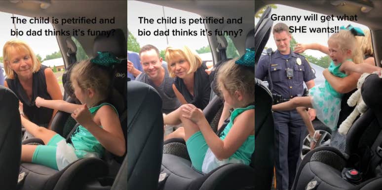Mom Receives Backlash For Posting Daughter's Traumatized Response For Mandated Visit With Her Dad Traumatized child TikTok