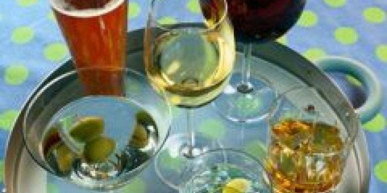 Community: What Your Drink Says About You tray of alcoholic beverages