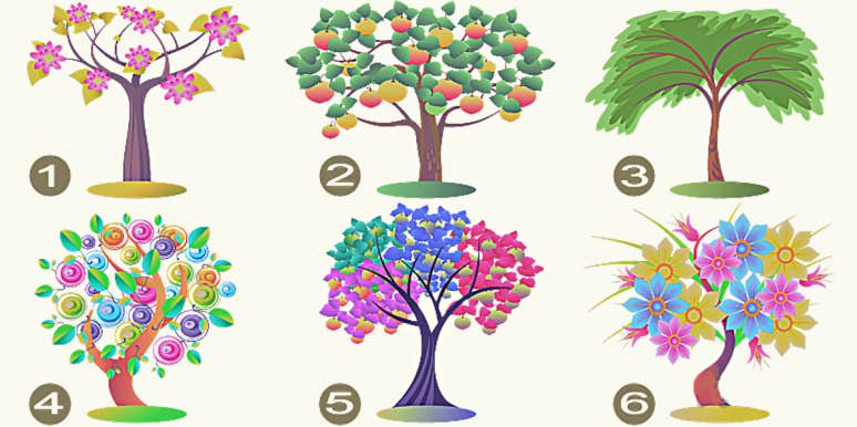 tree visual personality test reveals strongest trait
