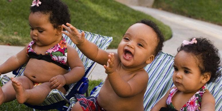 Couple black to baby white birth give The tragic