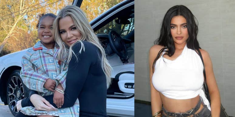 True Thompson, Khloe Kardashian, Kylie Jenner