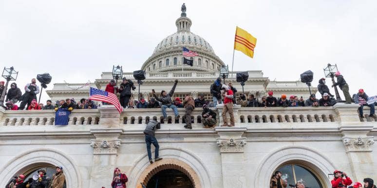 Why I Won't Be Friends With Trump Supporters Ever Again rioters climb the walls of the Capitol building on January 6, 2021