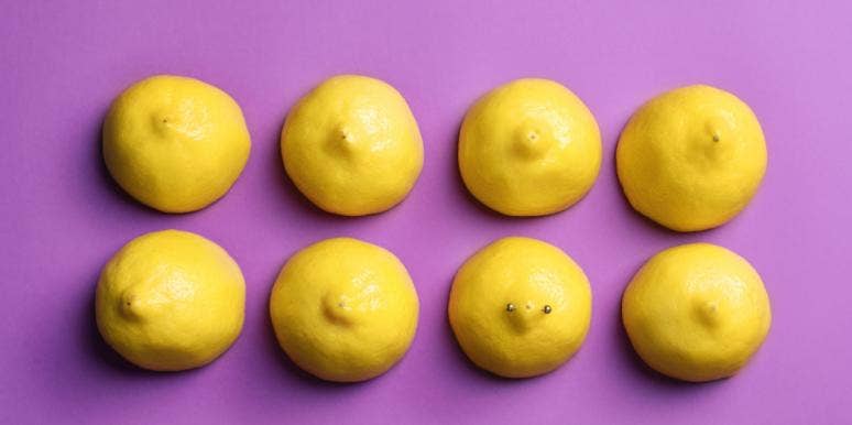 8 types of nipples shown with lemons
