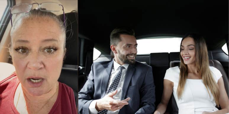 Uber Driver Drops Off Cheating Husband And His Mistress Back At Home Where His Wife Was Waiting Uber driver, couple in taxi