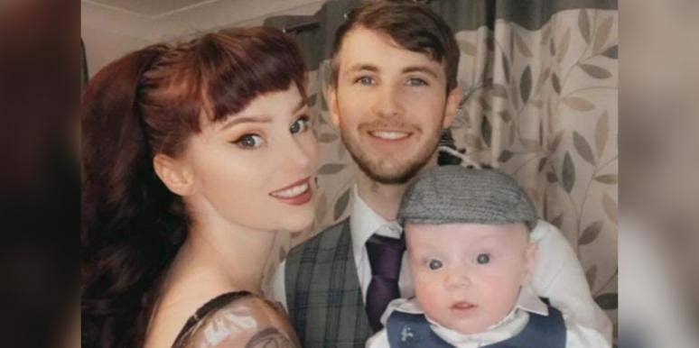 A Mother Was Shocked When She Found her Baby Boy On Instagram Page For ‘Ugly Babies’ Courtney Tait, her boyfriend Scott and her baby Hudson