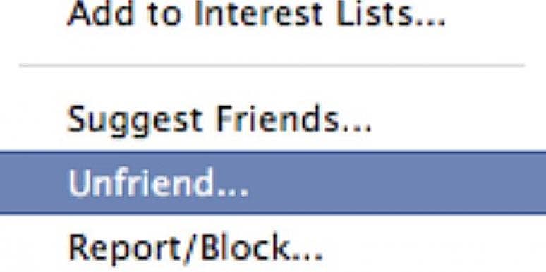2013 Break Up With Your Ex Survey unfriend