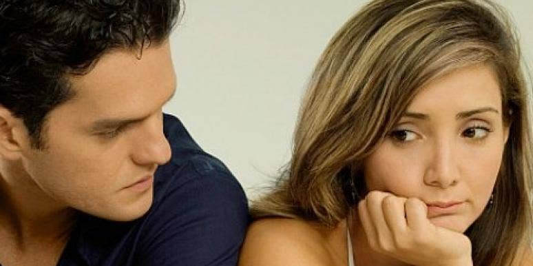 unhappy young couple unhappy young couple