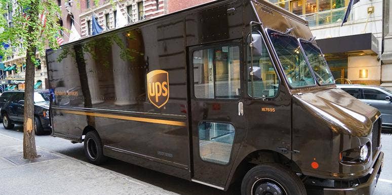 UPS truck UPS truck