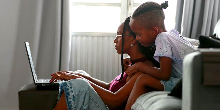 I'm A Single Mom Three Days A Week mom working from home