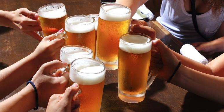 Vagina Beer Is Here And It's Just As Gross As It Sounds friends drinking beer