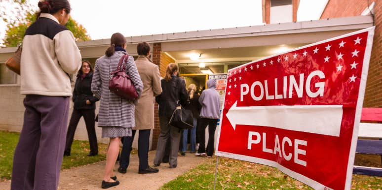 ‘I Just Voted For The First Time In My Life And I’m Lying To My Family About It' Polling place