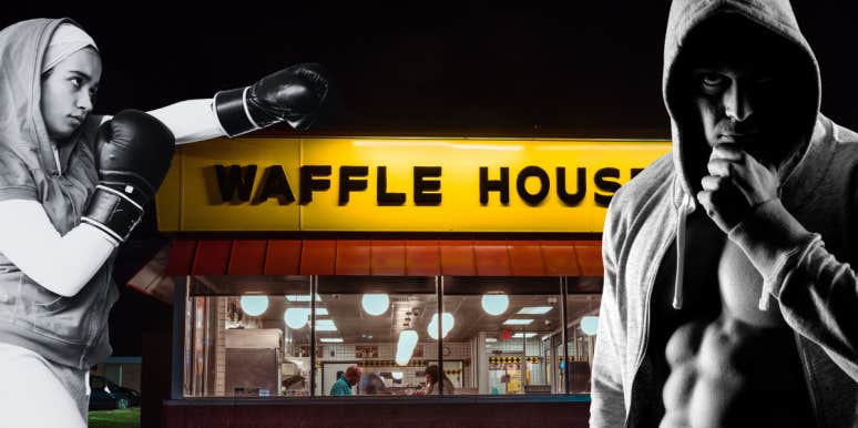 People Theorize Waffle House Employees Are Trained Fighters female and male fighters, waffle house