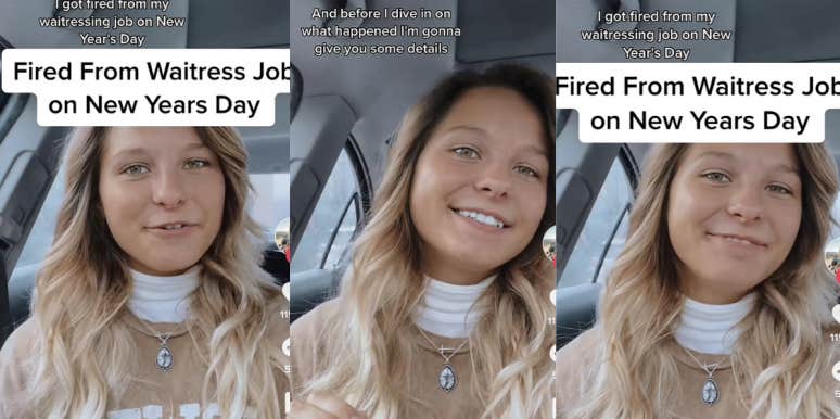 Waitress Complains About Getting Fired After Telling Her Boss She Doesn't Get Paid Enough To Help Wash Dishes waitress, tiktok, fired