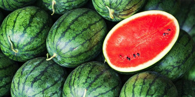 This Photo Of A "Skinned" Watermelon Will Give You 4th Of July Nightmares watermelon
