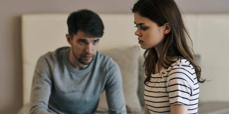 6 Ways To Stop Gaslighting In A Relationship woman and man upset