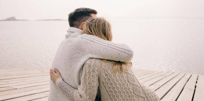 10 Ways To Show Him You're There For Him, No Matter What man hugging woman