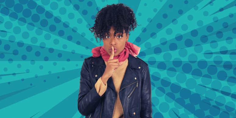 How To Think Before You Speak: 4 Tips woman shushing