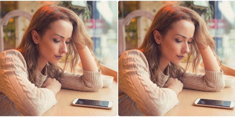 7 Ways To Unwind From Post-Election Stress Syndrome sad woman staring at phone on counter