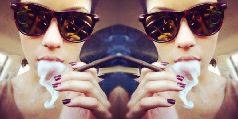 Girl Smoking Girl Smoking