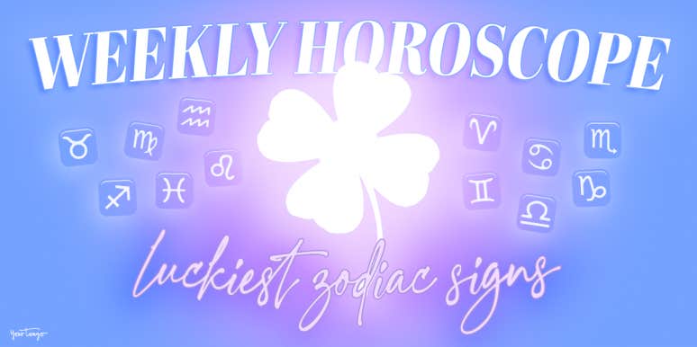 Weekly Horoscope & Your Zodiac Sign's Luckiest Day, April 3 - 9, 2022 