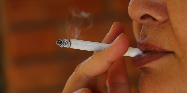 What 46 Years of Smoking Did To Me woman smoking cigarette