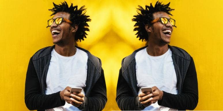 15 Men Explain The Major Differences Between Sexual Attraction & Good Chemistry man smiling in sunglasses