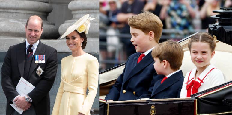 William and Kate and their 3 children