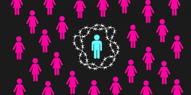 What Is An Incel? Why Men Identify As Involuntarily Celibate incel surrounded by women