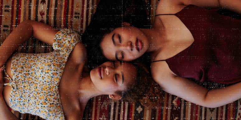 Same sex couple, viewing each other as equals