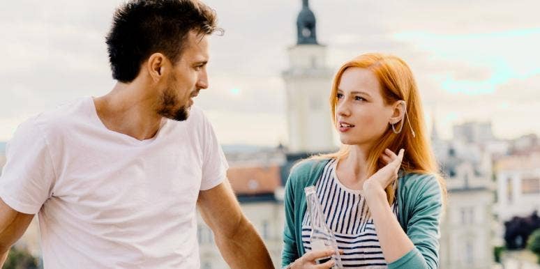what to do when a woman makes eye contact man and woman making eye contact with each other