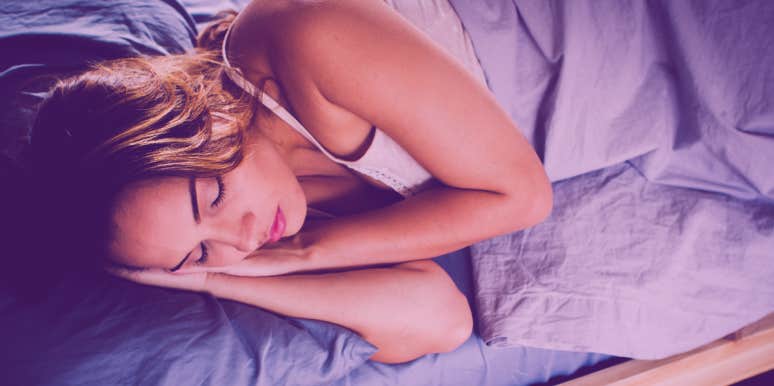 What The Time You Go To Sleep Reveals About Your Personality woman sleeping in bed