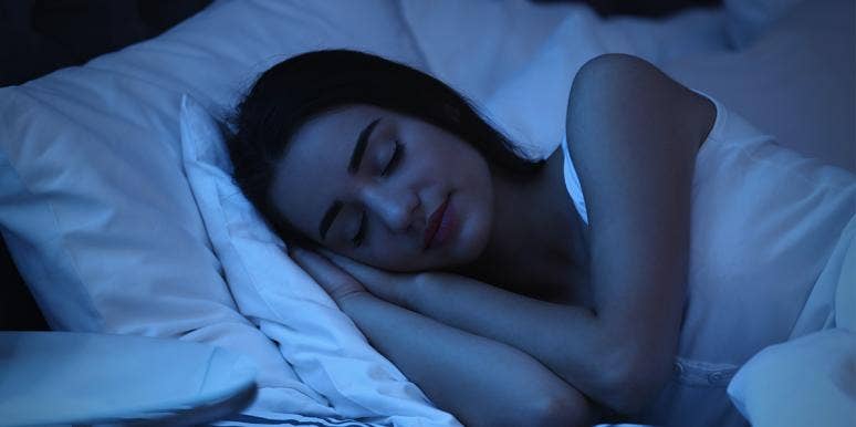 What Your Sleep Schedule Reveals About Your Inner Personality sleeping woman