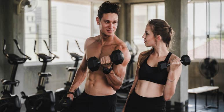 When Is The Best Time To Exercise? couple lifting weights