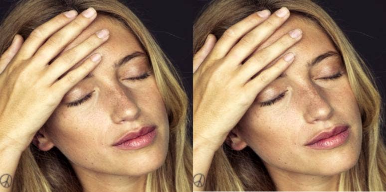 How You'll Know When A Libra Woman Is Done With You woman with hand on face