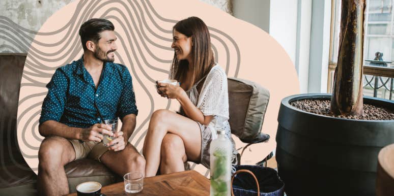 Couple on date 
