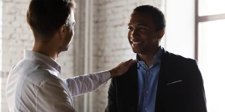 Why Demanding Respect Can Be A Tough But Necessary Task two men talking at work