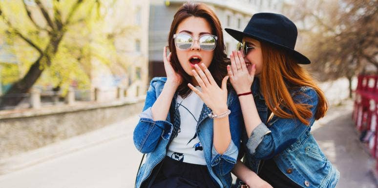 Why Do People Gossip? TK Reasons Why People Talk Why Do People Gossip? 6 Reasons Why People Talk Behind Your Back (And How To Deal)Behind Your Back (And How To Deal) woman whispering gossip in another woman's ear
