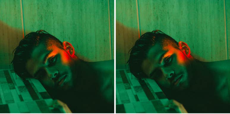 3 Main Reasons Men Lose Interest & How To Get It Back disinterested-looking man in green color-saturated image