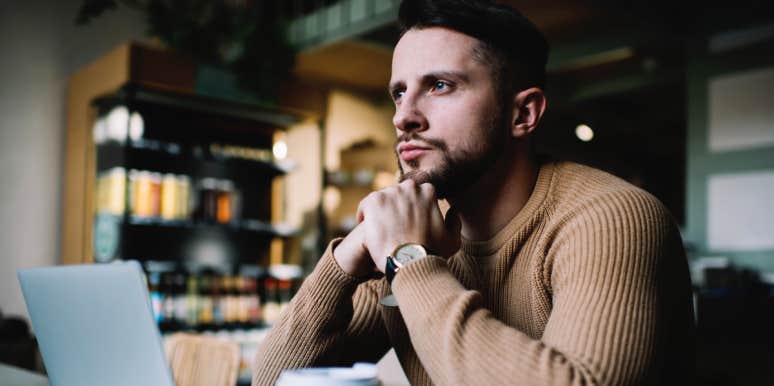 Why You Should Appreciate The Things That Didn't Work Out man thinking