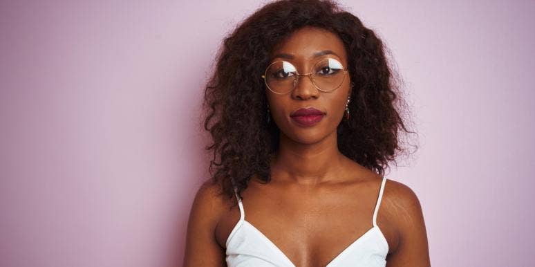 Why Smart Girls Think Body Positivity Is A Lie woman in glasses