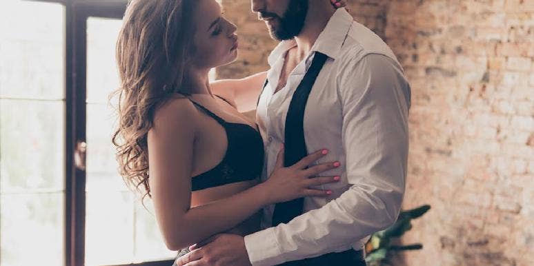 The Age Women Are Most Likely To Cheat On Their Husbands woman and man in intimate embrace undressing