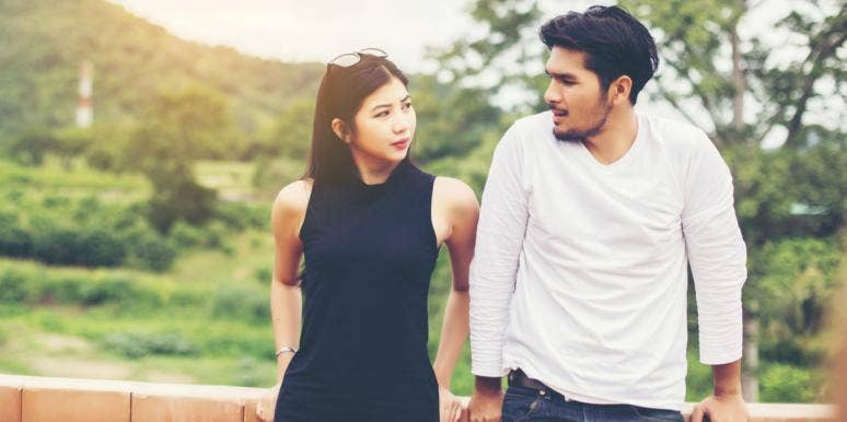 Why You Need To Tell Him How You Feel Even If You're Scared As Hell woman and man talking
