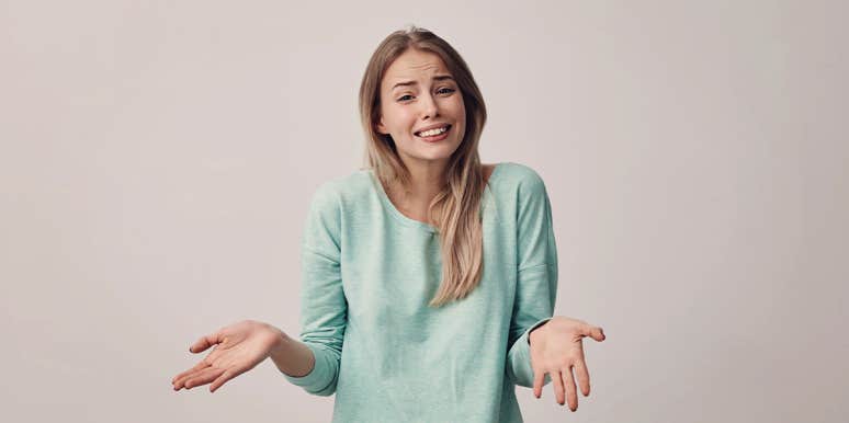 Why Your Wife Will Never Say She’s Wrong woman that looks sorry