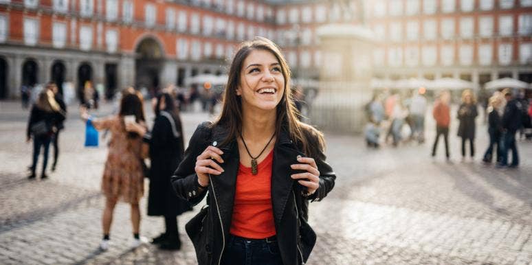 YourTango Giveaway Sweepstakes To Win A Trip For Two To Madrid, Spain woman in madrid