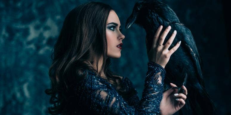 77 Best Witch Names For Girls Witch with a raven