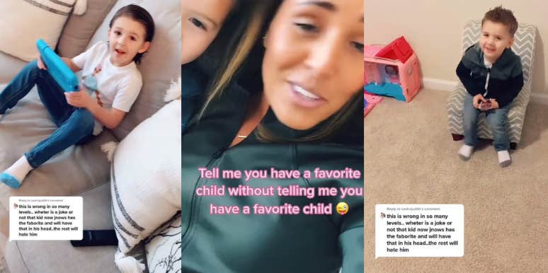 Woman's Video About Her 'Favorite Child' Sparks Debate Woman and her children TikTok