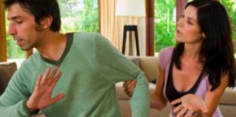 Men Are Wired To Shut Down During Fights couple arguing with man turned away