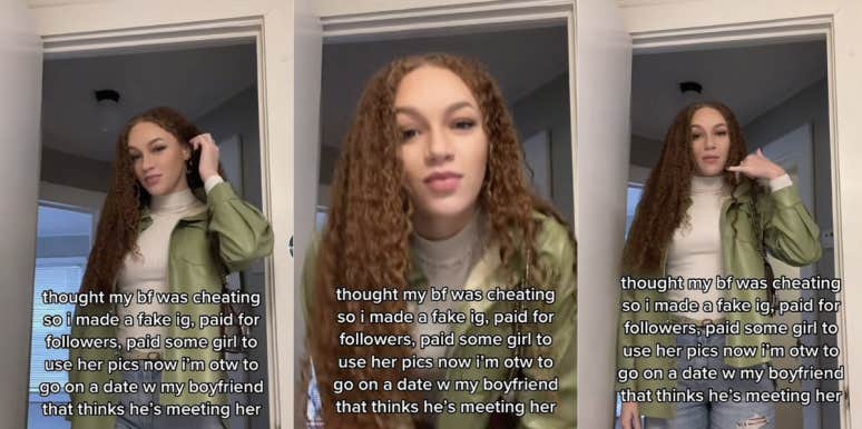 Woman Goes On Date With Boyfriend After Posing As Another Girl Online & Tricking Him Into Cheating woman, tiktok, catfish